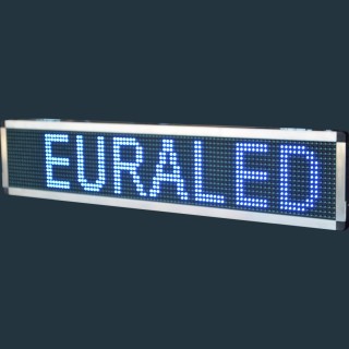 Panneau led bleu  - Enseigne led bleue - Bandeau led bleu - 96x16
