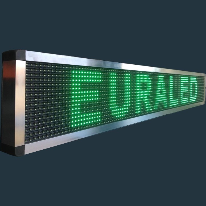 Panneau led 128x16  - Enseigne led 128x16 - Bandeau led 128x16